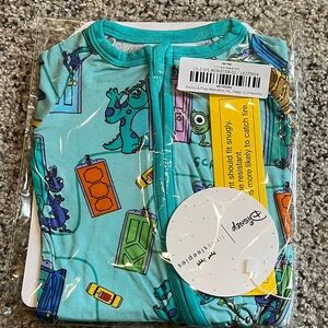 Little Sleepies x  Monsters Inc zippy 0-3 mos